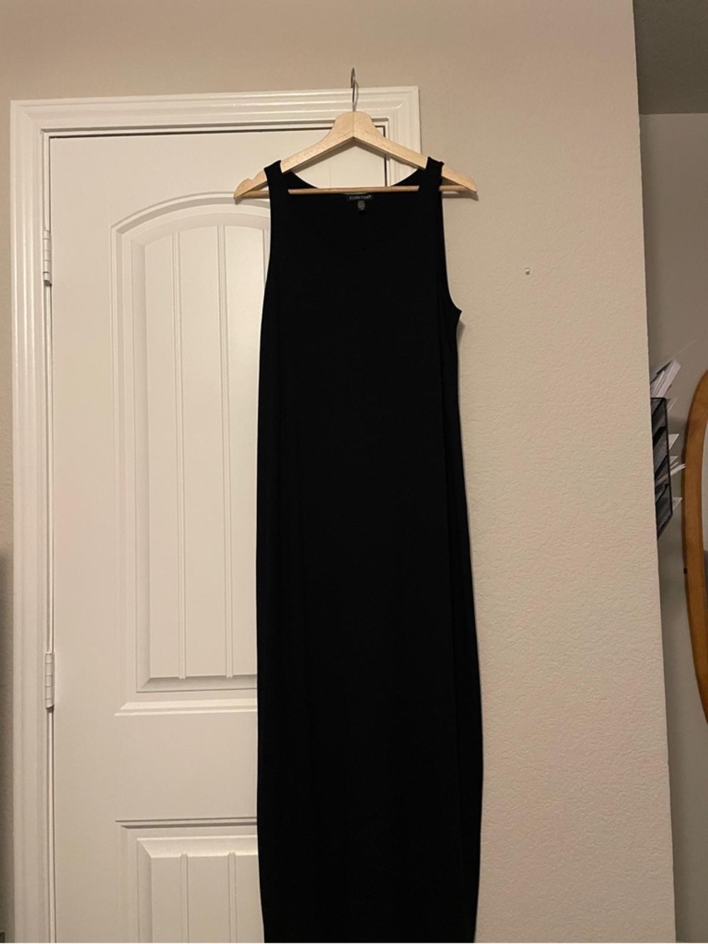 Eileen Fisher Black Sleeveless Maxi Dress